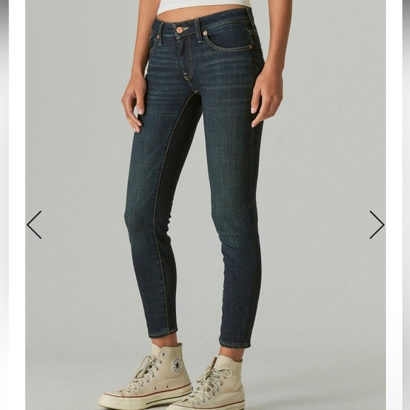 Lucky Brand Low Rise Lolita Skinny Jeans 2/26 - Picture 3 of 9